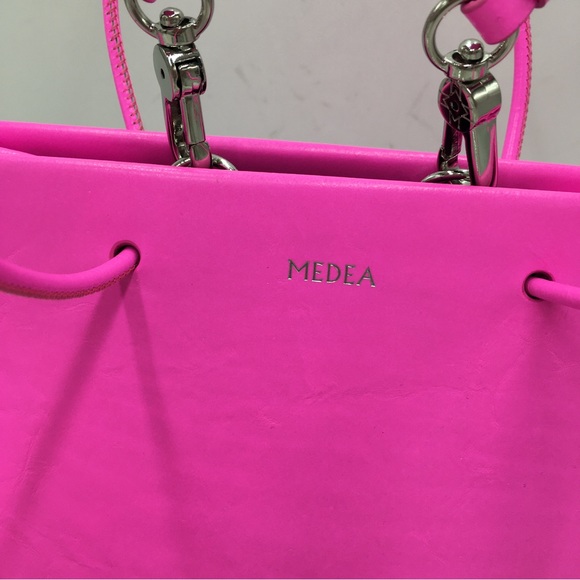 Medea Cydonia Mini Handbag Neon Pink - Picture 11 of 16